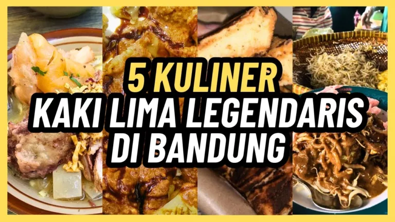 Enak Semua! Inilah 5 Jajanan Kaki Lima Legendaris Paling Favorit di Bandung, Ada yang Bertahan Puluhan Tahun