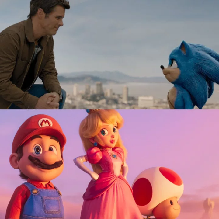 Sonic the Hedgehog vs Mario Bros (X/@SonicMovie)