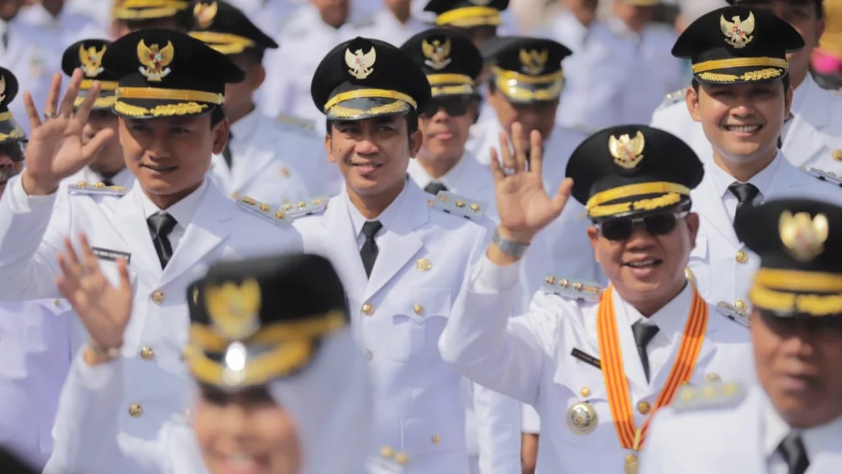 Dadang Supriatna dan Ali Syakieb di Istana Merdeka