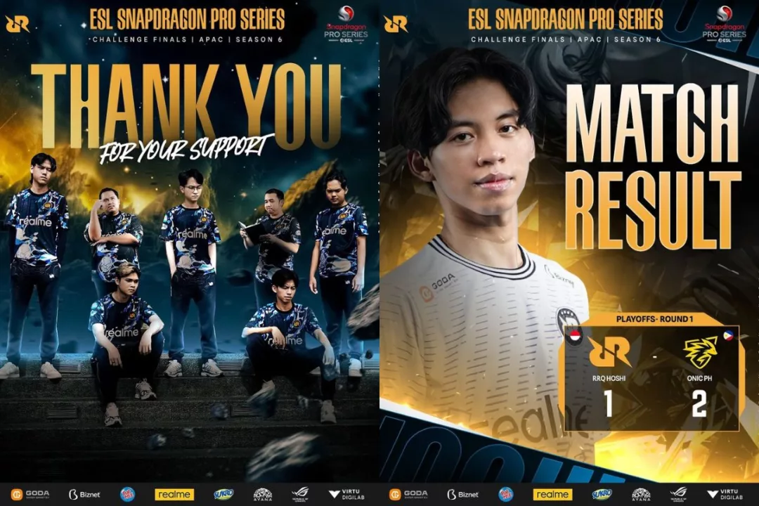 RRQ Hoshi Harus Angkat Koper dari Playoff ESL Snapdragon MLBB Season 6! (@teamrrq)