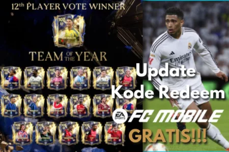 Update 10 kode redeem FC Mobile EA Sports untuk hari ini 22 Februari 2025