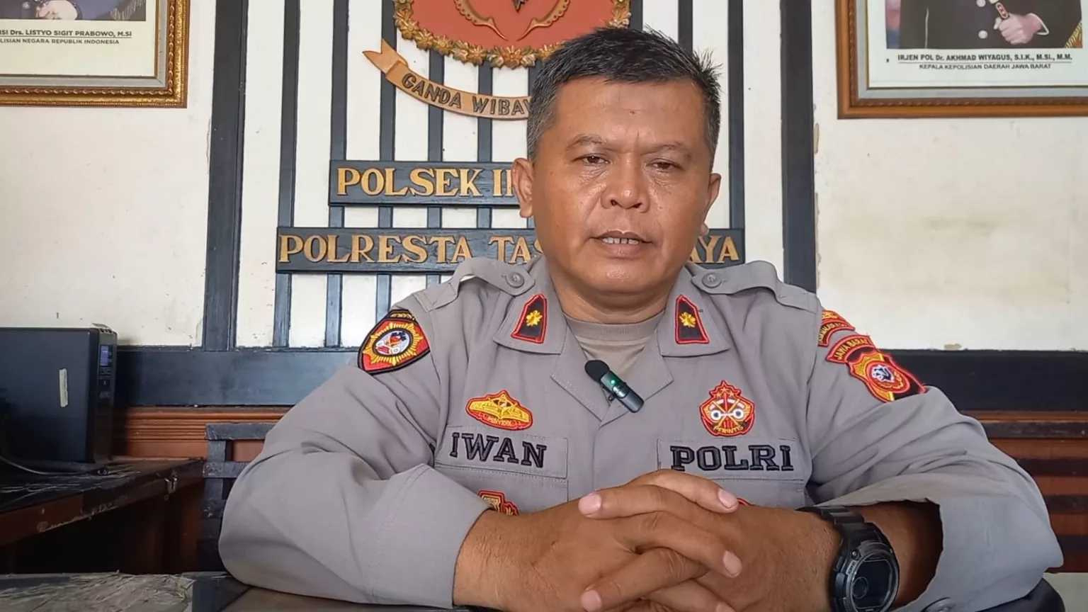 Kapolsek Indihiang, Polres Tasikmalaya Kota Kompol Iwan