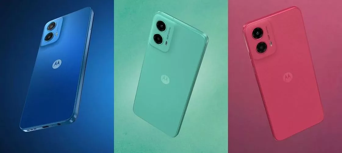 3 varian warna Motorola Moto G45 5G.