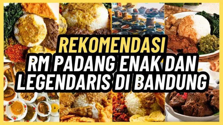 5 Rumah Makan Padang Legendaris Paling Enak di Bandung, Dijamin Bikin Ngiler dan Ketagihan!