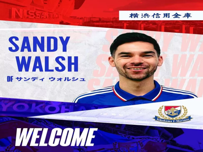 Sandy Walsh resmi bergabung dengan Yokohama F. Marinos