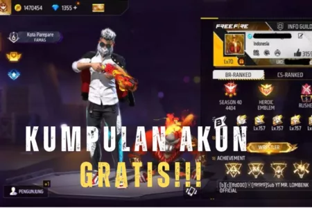 18 akun FF sultan gratis hari ini 16 Maret 2025