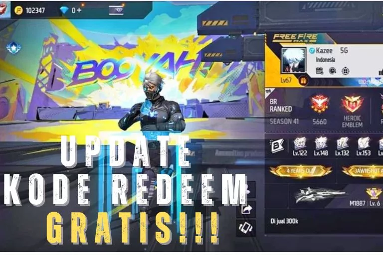 20 kode redeem FF gratis yang masih aktif hari ini 23 Maret 2025