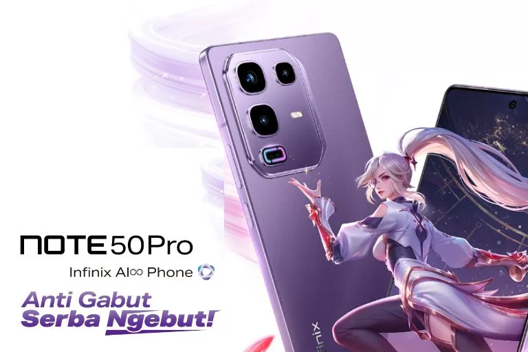 Berikut spesifikasi Infinix Note 50 Pro yang baru rilis di Indonesia