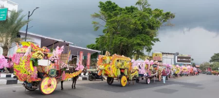 Pawai Delman di Kuningan