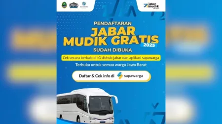 Pemprov Jabar Sediakan Program Mudik Gratis 1.827 Kursi Berangkat 27 Maret 2025, Begini Cara Daftarnya