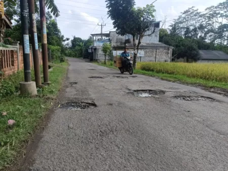 Jalan Cibogo-Gandasoli Rusak Parah