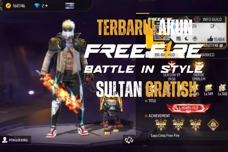 Login! 16 akun FF sultan gratis untuk hari ini 11 Maret 2025