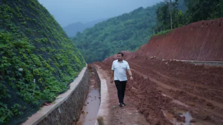 Lokasi pembangunan Jalan Lingkar Utara Jatigede Sumedang