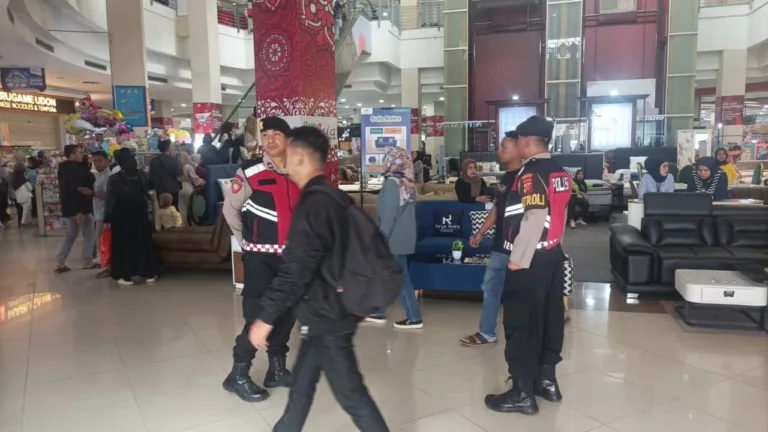 Polres Tasikmalaya Kota Perketat Pengamanan Pusat Perbelanjaan Jelang Lebaran