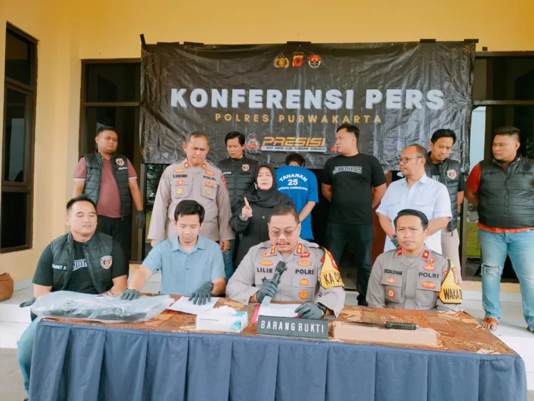 Polres Purwakarta menangkap pelaku pembunuhan di Kampung Malang Nengah Wetan