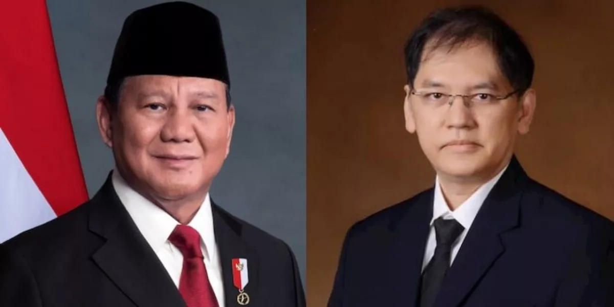 Kolase Presiden Prabowo Subianto dan Rektor Unpad Arief Kartasasmita