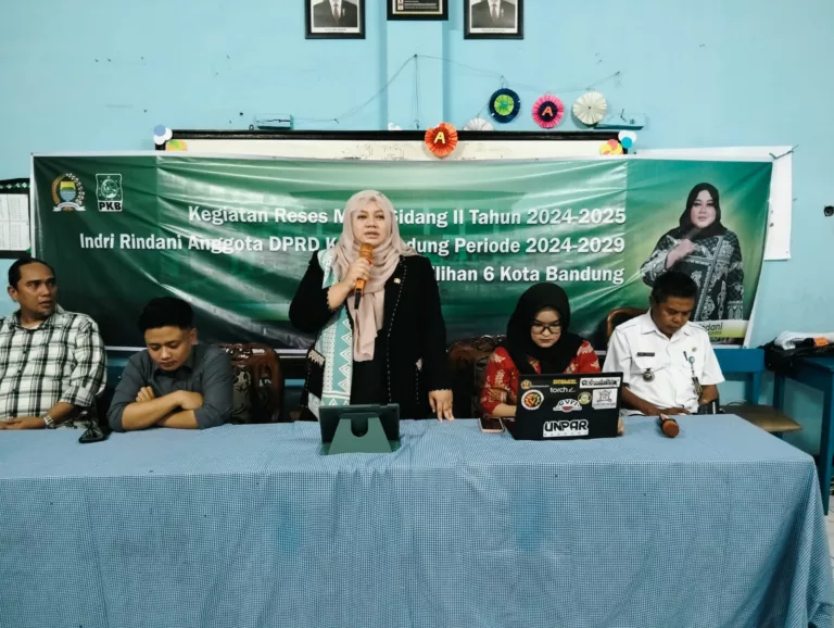 anggota DPRD dari Fraksi PKB Kota Bandung indri Rindani