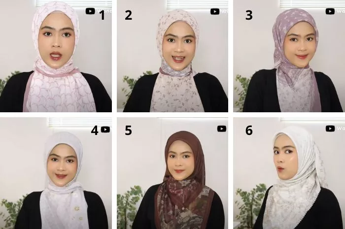 Wanda Hanan Rahayu bagikan tutorial hijab motif