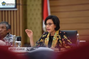 Sri Mulyani, Menteri Keuangan.