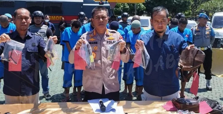 Jatanras Polda Jabar Sikat Kelompok Lampung, 5 Tersangka dan Sejumlah Barang Bukti Diamankan