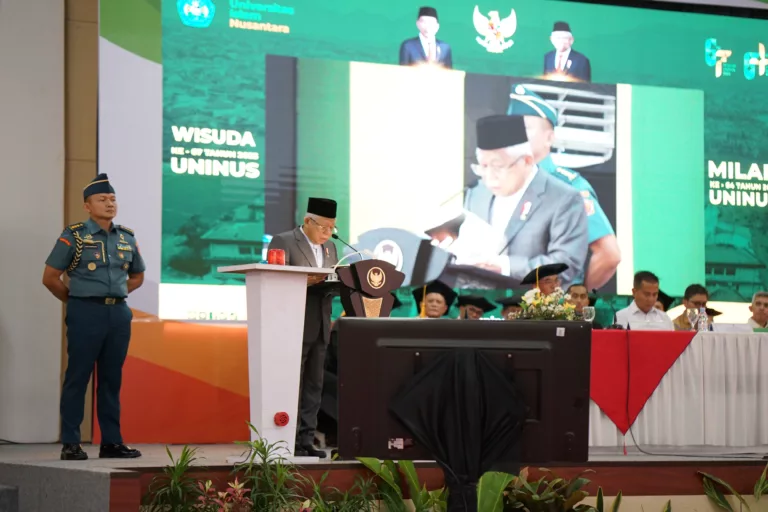 Wapres Ma’ruf Amin Hadiri Wisuda ke-67 dan Milad ke-64, Minta Lulusan jadi Cendekiawan Cerdas Menuju Indonesia Emas 2045