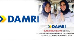 Info Loker BUMN Perum Damri 2023 untuk Posisi Pramudi, Lulusan SMA/SMK Boleh Ikut, Cek Syarat