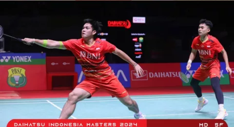 Jadwal Final Badminton Indonesia Masters 2024, Leo Rolly Carnando dan Daniel Marthin Main Jam Berapa?