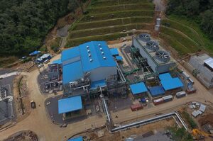 PLTP Karaha Unit 1 yang dikelola PT Pertamina Geothermal Energy Tbk.