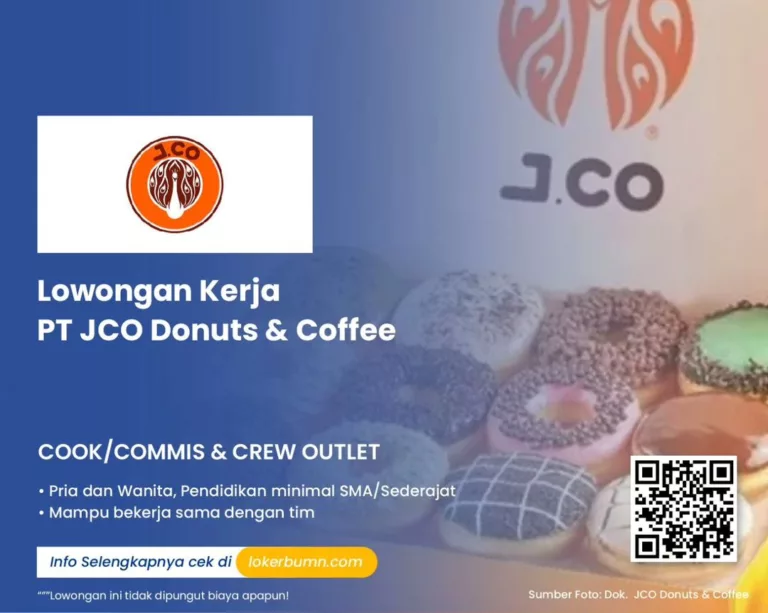 PT JCO Donuts dan Coffee Buka Loker Lulusan SMA dan SMK di Bandung