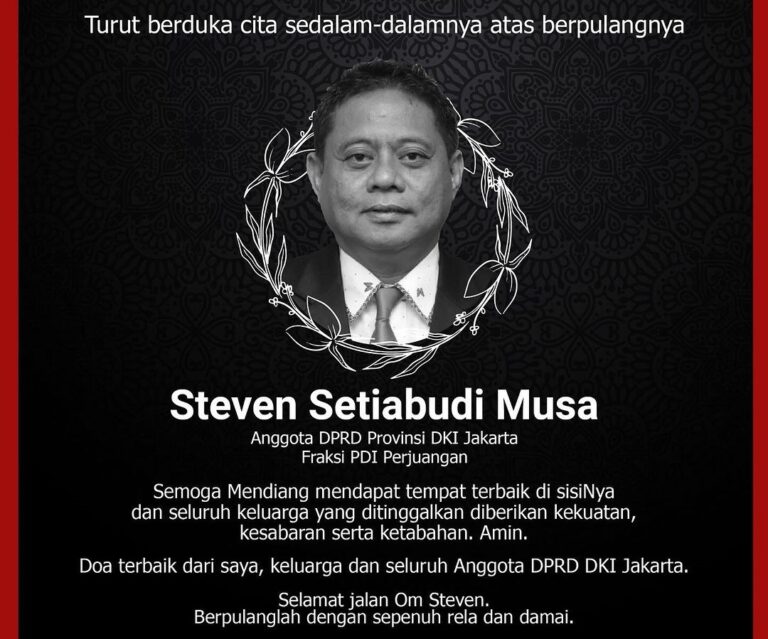 Profil Steven Setiabudi Musa yang Dikabarkan Meninggal Dunia, Merupakan Anggota Fraksi PDI-P DPRD DKI Jakarta