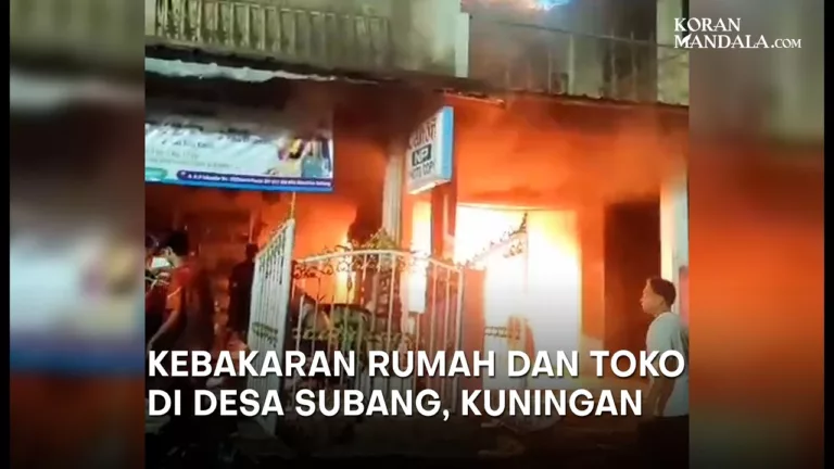 KEbakaran desa SUbang