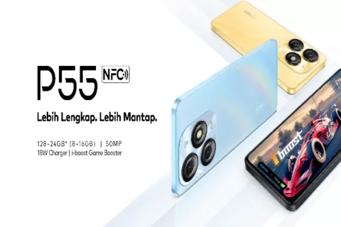 Cek Harga Itel P55 NFC, HP Entry Level dengan Spesifikasi Rasa Flagship!