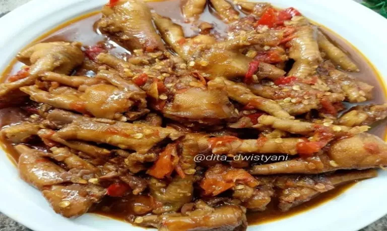 resep ceker kecap pedas