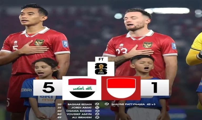 Timnas Irak cukur Indonesia