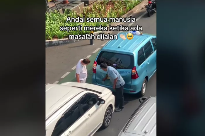 Mobilnya Terlibat Benturan, Dua Orang Pengemudi Selesaikan Masalah Tanpa Emosi, Warganet: Sama-Sama Punya Attitude Bagus