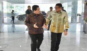 Erick Thohir dan Sandiaga Uno