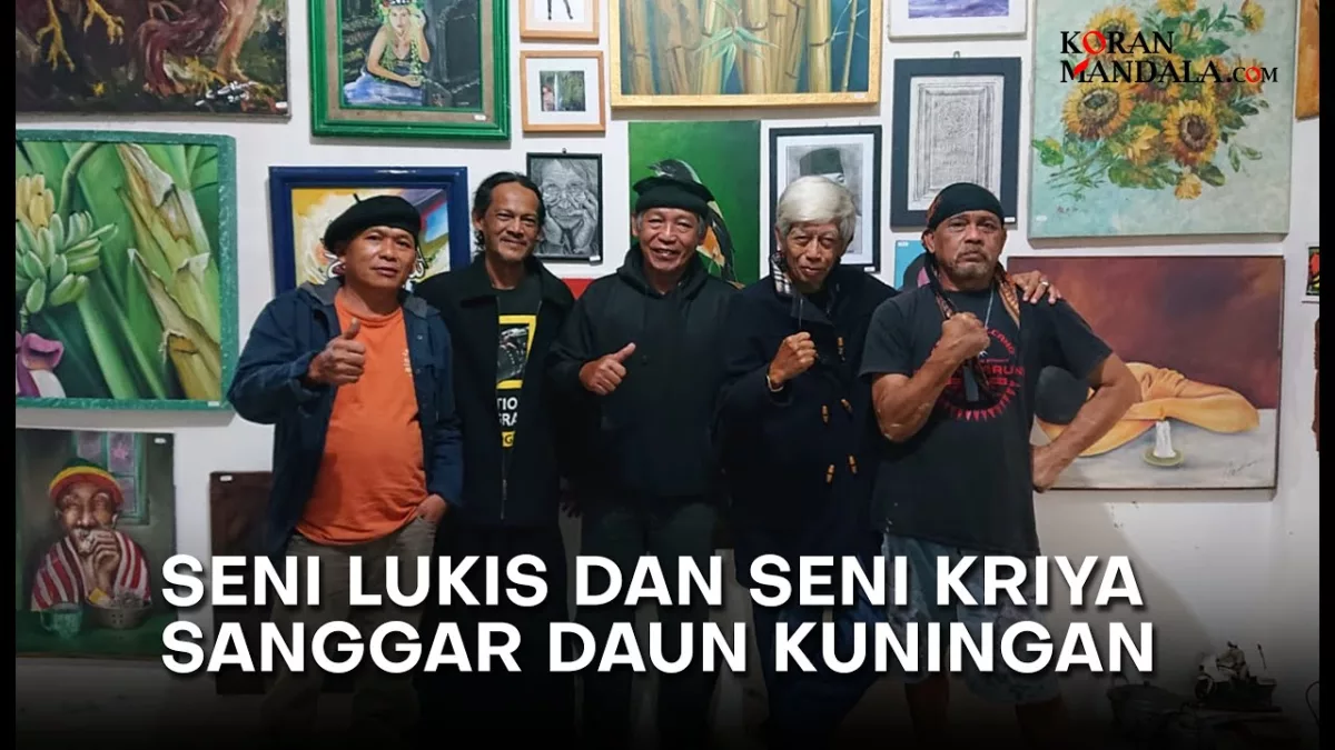 Dua Perupa Kuningan Sanggar Daun Tiada Hari Tanpa Melukis