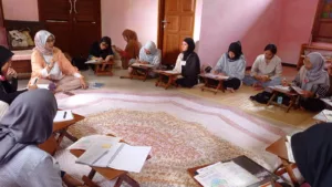 Kelas Tapak Alas 2 di Taman Meraki - 12 senses perkembangan anak dalam pendidikan Waldorf (koranmandala)