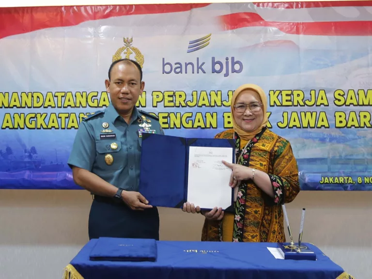 Perkuat Sinergitas, bank bjb dan TNI AL Tandatangani Perjanjian Kerja Sama