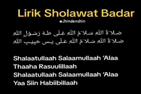 Lirik Lagu Sholawat Badar, Bahasa Arab, Latin, dan Terjemahan Indonesia