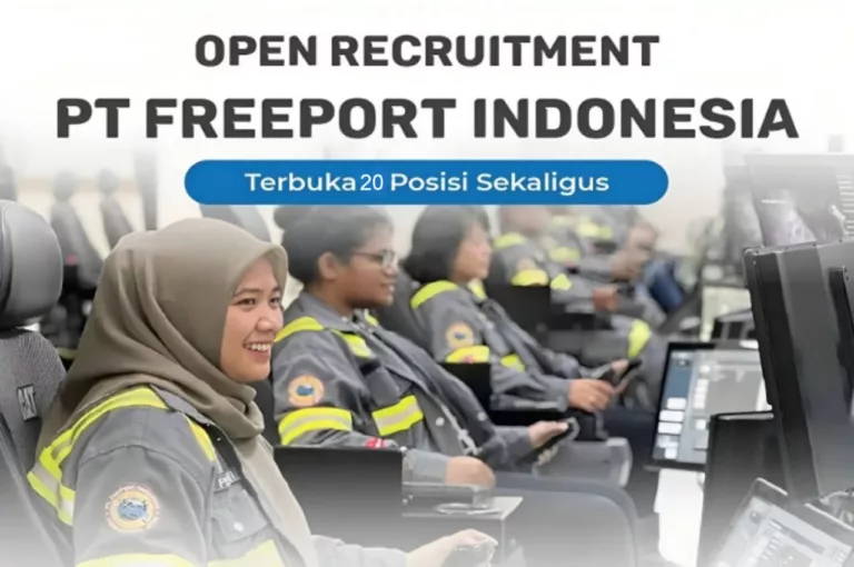 20 POSISI SEKALIGUS! PT Freeport Indonesia Gelar Loker Besar-Besaran, Ini Link Daftarnya
