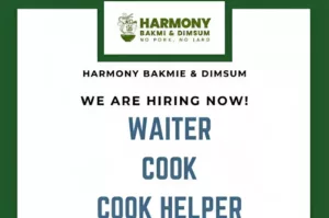 Dibuka 3 Posisi! Harmony Bakmi dan Dimsum Bandung Gelar Loker untuk Fresh Graduate SMA dan SMK, Minat?