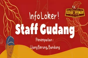 Info Loker Bandung, Kebab Bosmen Butuhkan Posisi Staff Gudang untuk Lulusan SMA Sederajat, Cek Cara Daftarnya Disini