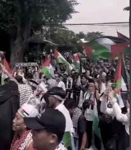 Aksi damai Palestina