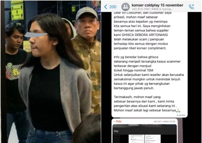 Profil Ghisca Debora Aritonang Gadis 19 Tahun Pelaku Penipuan Tiket Konser Coldplay Jakarta 2023, Ternyata Murid Kristo Immanuel