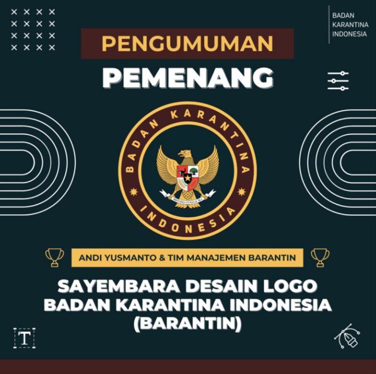 Viral Badan Karantina Indonesia Adakan Lomba Sayembara Desain Logo Dimenangkan Pejabat,