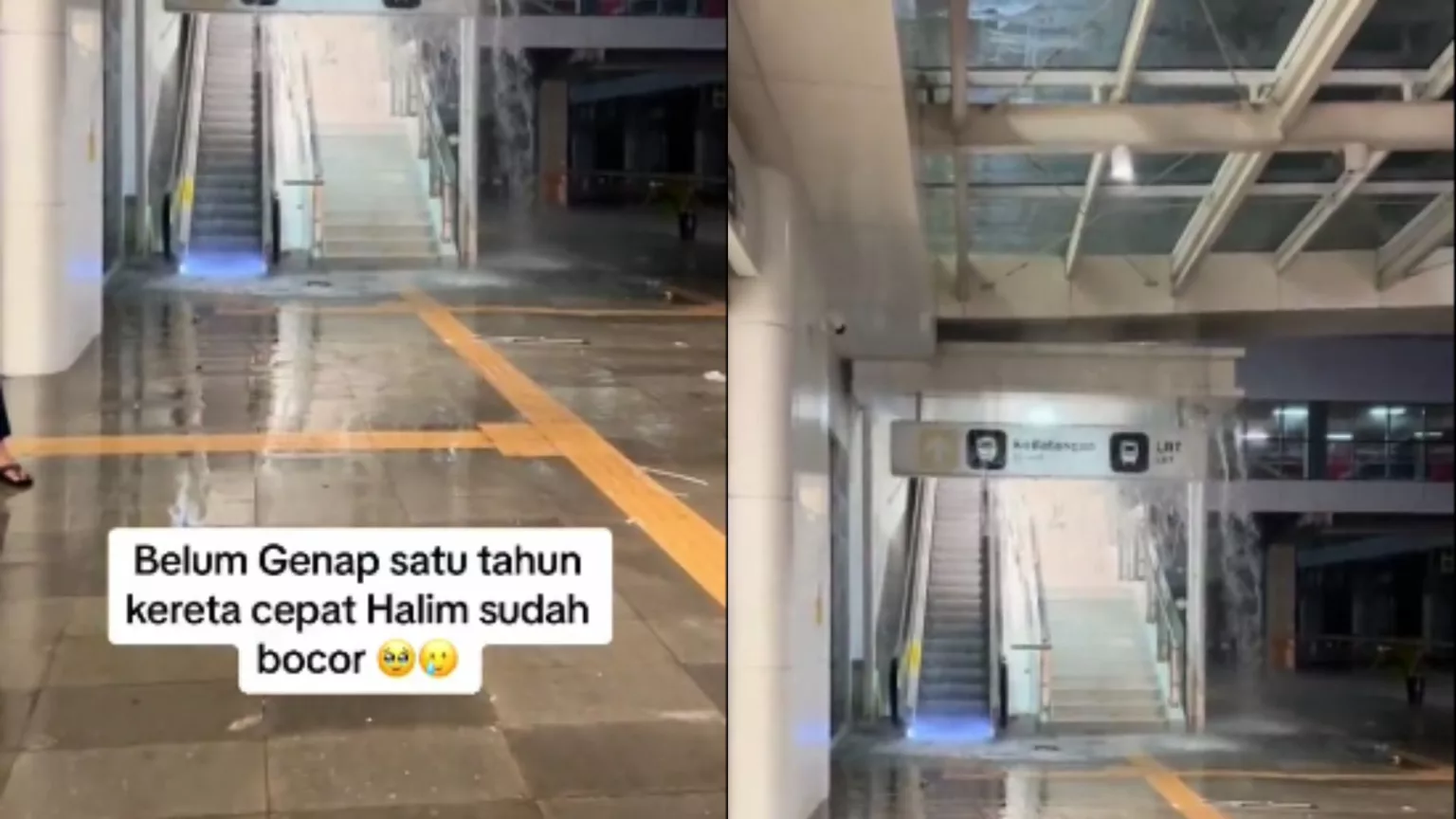 Viral Atap Stasiun Kereta Cepat Halim Bocor, KCIC Klarifikasi
