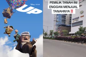 Film 'Up' Versi Nyata! Bangunan Ini Viral, Pemiliknya Enggan Menjual Tanah pada Developer