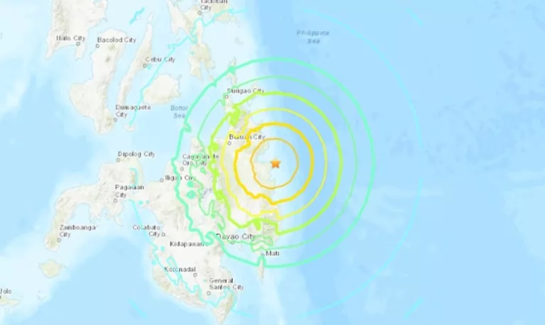 gempa bumi guncang Mindanau Filipina