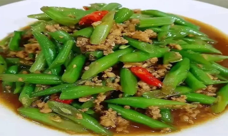 resep tumis ayam cincang dan buncis